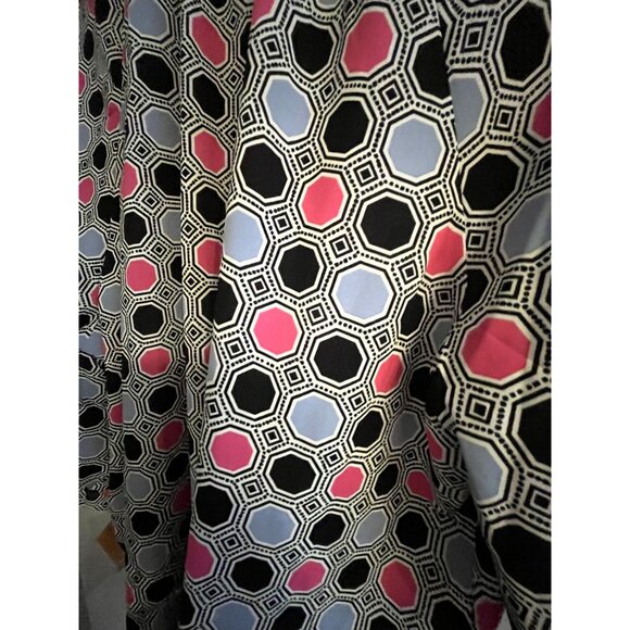 Ruby RD Woman 3XL XXXL Polka Dot Ruffled Sleeve & Collar Top Pink Blue Black NWT - Picture 12 of 12